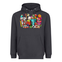 Smoke p.e. teacher coffee cups Heavyweight Hoodie - NancyCooperArtShop