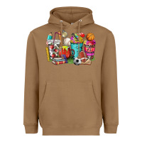 Toasted Coconut p.e. teacher coffee cups Heavyweight Hoodie - NancyCooperArtShop