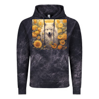 Cloud Black samoyed Vintage Hoodie - Unal Design