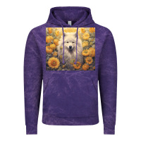 Cloud Purple samoyed Vintage Hoodie - Unal Design