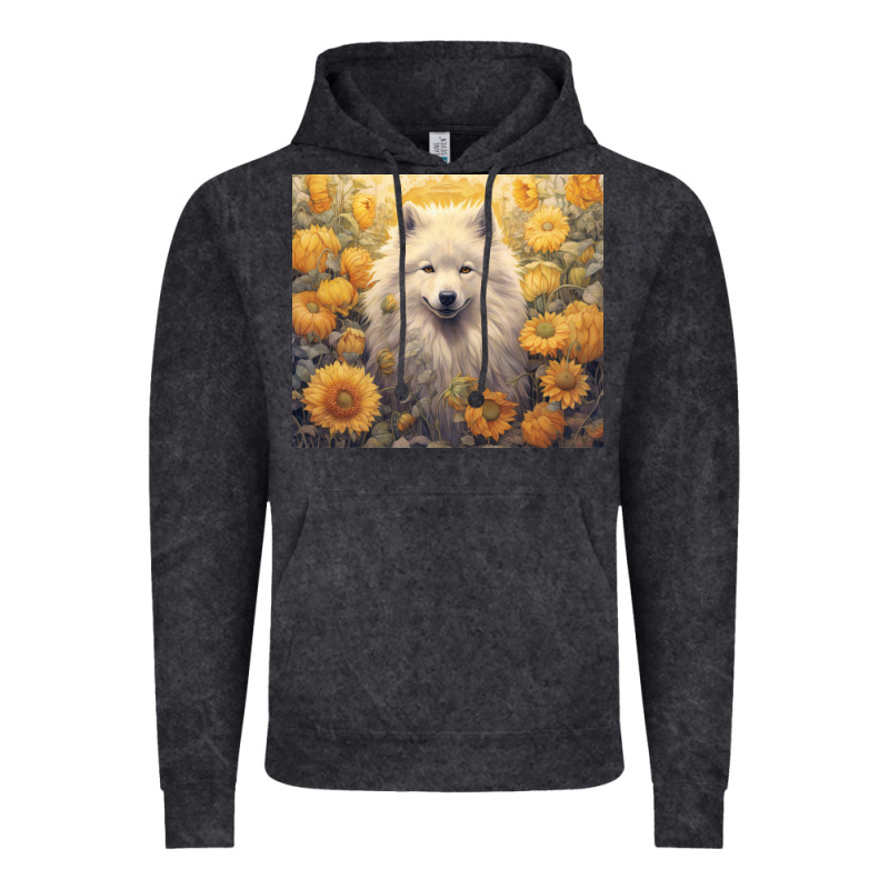 Samoyed Vintage Hoodie by Unal Design | Teevron