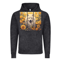Vintage Black samoyed Vintage Hoodie - Unal Design
