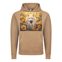 Vintage Coffee samoyed Vintage Hoodie - Unal Design