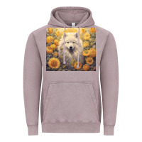 Vintage Zinc samoyed Vintage Hoodie - Unal Design