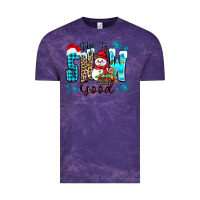 Cloud Purple up to snow good Vintage Tee - Zillion Design Studio