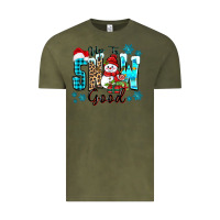 Vintage Olive up to snow good Vintage Tee - Zillion Design Studio