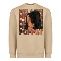 Mushroom Melanin poppin' afro woman Heavyweight Sweatshirt - RanaPortraitStore