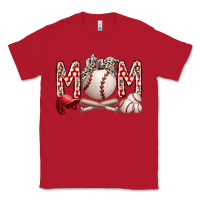 Red mom baseball Classic Tee - RacoonDesign