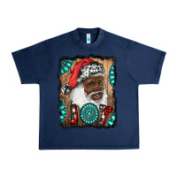African American Santa Joy Urban Heavy Tee | Teevron