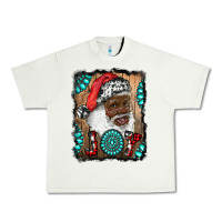Pistachio african american santa joy Urban Heavy Tee - RanaPortraitStore