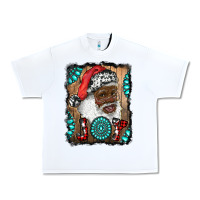 White african american santa joy Urban Heavy Tee - RanaPortraitStore