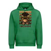 Emerald melanin afro messy bun Urban Hoodie - Artiststas