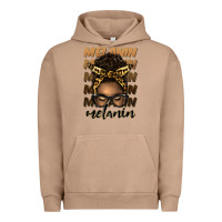 Pigment Burro melanin afro messy bun Urban Hoodie - Artiststas