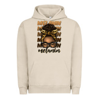 Pigment French Oak melanin afro messy bun Urban Hoodie - Artiststas