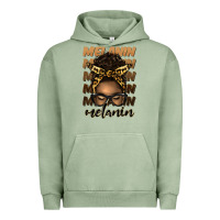 Melanin Afro Messy Bun Urban Hoodie | Teevron