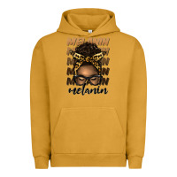 Pigment Peanut Butter melanin afro messy bun Urban Hoodie - Artiststas