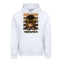 White melanin afro messy bun Urban Hoodie - Artiststas
