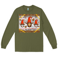 Army Green western volleyball gnome Long Sleeve Tee - HRA Design Shop