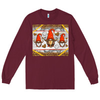 Burgundy western volleyball gnome Long Sleeve Tee - HRA Design Shop