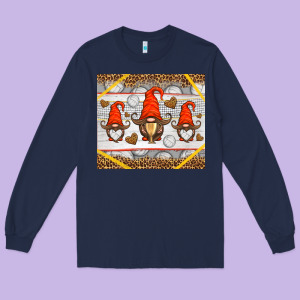 Western Volleyball Gnome Long Sleeve Tee Designed By Hra Design Shop