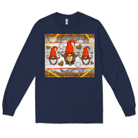 Navy western volleyball gnome Long Sleeve Tee - HRA Design Shop