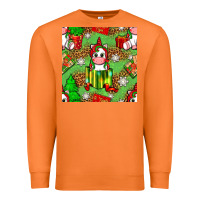 Carrot Christmas unicorn and gift box Premium Sweatshirt - NancyCooperArtShop