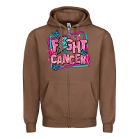 Chestnut fight cancer Zipper Hoodie - AdoDesignShop