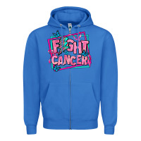 True Royal fight cancer Zipper Hoodie - AdoDesignShop