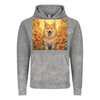 Cloud Rock shiba inu Vintage Hoodie - Unal Design
