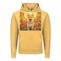 Vintage Mustard shiba inu Vintage Hoodie - Unal Design