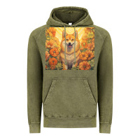 Vintage Olive shiba inu Vintage Hoodie - Unal Design