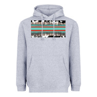 Heather Grey western cowhide serape sunflower mama license plate Heavyweight Hoodie - BarkalooDesign