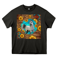 Asphalt arabian horse Heavy Core Tee - LillyAllenDesigns