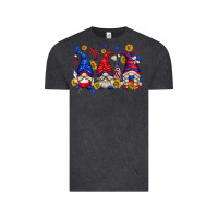 Vintage Black American gnomes with sunflowers Vintage Tee - texasbilliewilder
