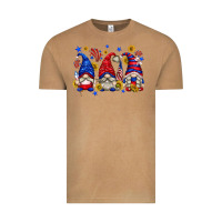 American Gnomes With Sunflowers Vintage Tee | Teevron