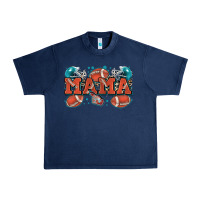 Navy mama American football Urban Heavy Tee - Zillion Design Studio