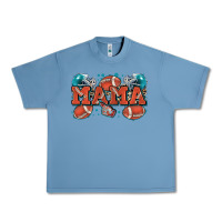 Pebble Blue mama American football Urban Heavy Tee - Zillion Design Studio