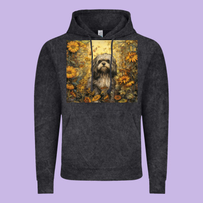 Shih Tzu Vintage Hoodie Designed By Unal Design