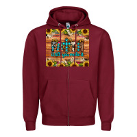 Burgundy faith it till you make it Zipper Hoodie - JahusDesignShop