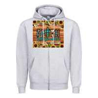 Heather Grey faith it till you make it Zipper Hoodie - JahusDesignShop