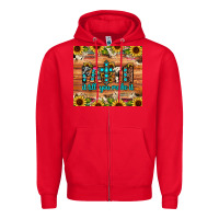 Red faith it till you make it Zipper Hoodie - JahusDesignShop