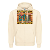 Sandshell faith it till you make it Zipper Hoodie - JahusDesignShop