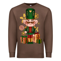 Chestnut Christmas Nutcracker Premium Sweatshirt - NancyCooperArtShop