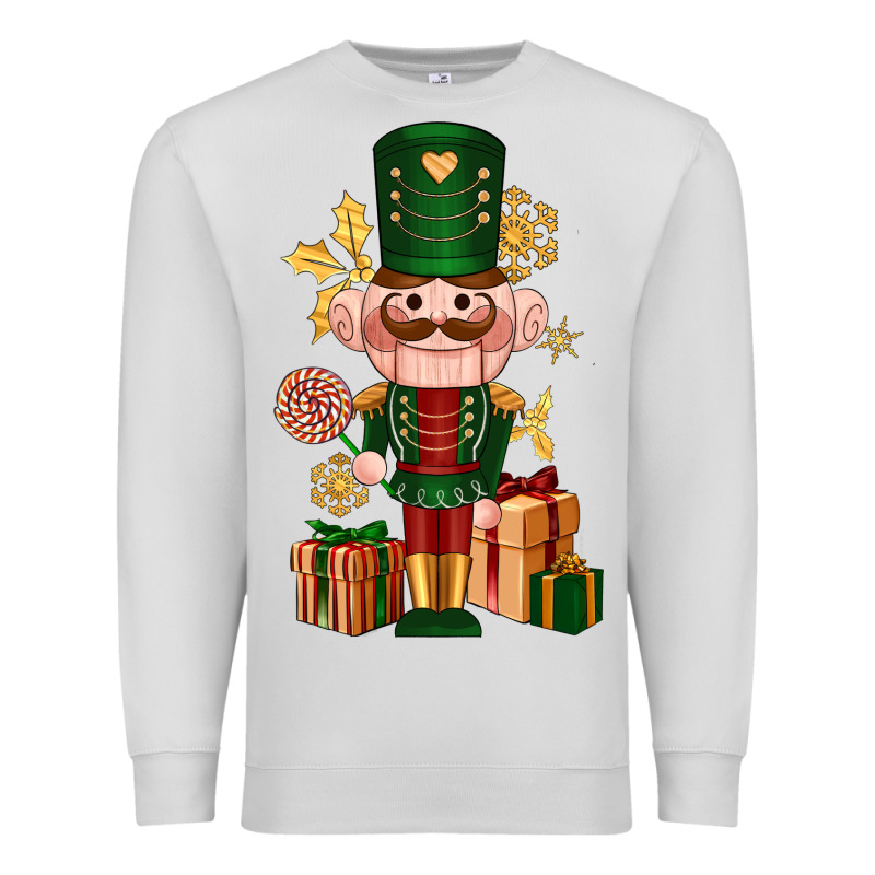 Christmas Nutcracker Premium Sweatshirt by NancyCooperArtShop | Teevron