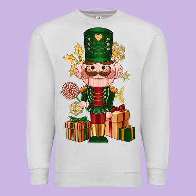 Christmas Nutcracker Premium Sweatshirt Designed By Nancycooperartshop