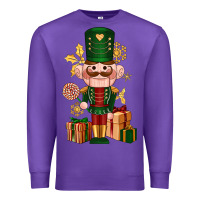 Purple Christmas Nutcracker Premium Sweatshirt - NancyCooperArtShop