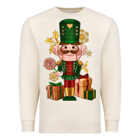 Sandshell Christmas Nutcracker Premium Sweatshirt - NancyCooperArtShop