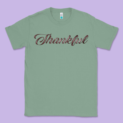 Thankful Classic Tee Designed By Fadigitalartstudio