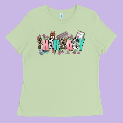 Pharmacy Ladies Tee Designed By Adodesignshop