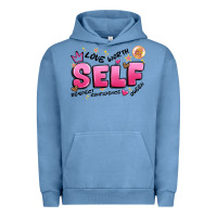Pigment Pebble Blue self love Urban Hoodie - Artiststas